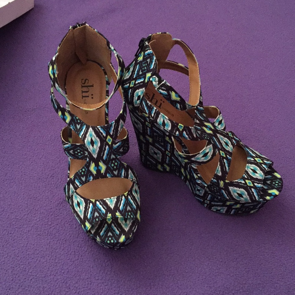 Shi by Journeys Multi-colored Wedges
